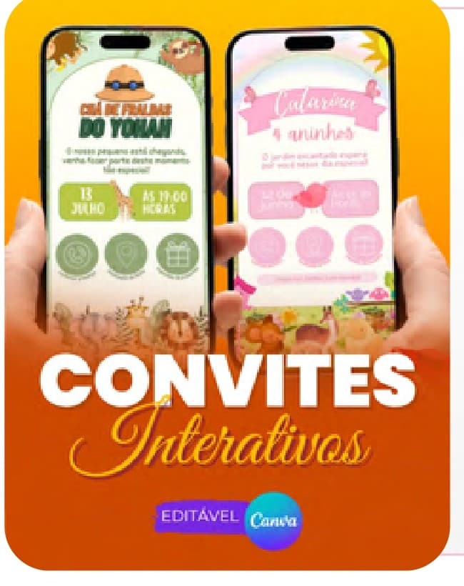 Pack de convites interativos
